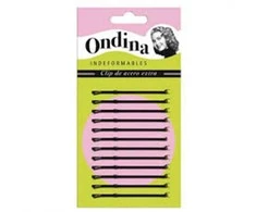 Eurostil Bola Negro Negro Clips Ondina 70mm Carton 1un