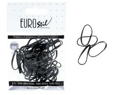 "Eurostil" juodų plaukų gumučių maišelis 50vnt