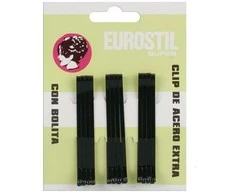 "Eurostil Cabello" klipai 55 mm bronziniai 12 vnt