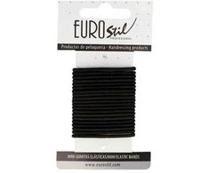 Eurostil Caja Carton Gomas Negras Mini Pack 1un