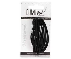 Eurostil Colita Negro Negro Gomas Finas Pack 1un