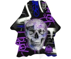 Eurostil Violetinė Skull Capa Con Cuello De Neopreno 1un
