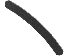 "Eurostil" nagų dildė Padded Curved 175mm Juodas Pakuotė 12 vnt