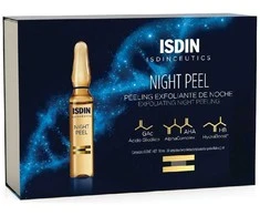 Isdinceutics Night Peel šveičiamasis veido serumas ampulėse nakčiai 30x2ml