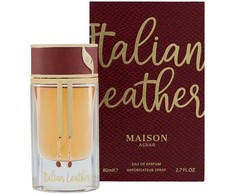 Maison Asrar Italian Leather EDP parfumuotas vanduo vyrams, 80 ml