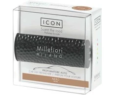 Millefiori Milano Icon Car Air Freshener Nero Metal