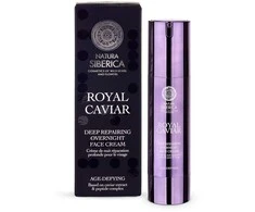 Natura Siberica Kremas veidui naktinis intensyvus atstatanis ROYAL CAVIAR, 50 ml