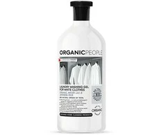 Organic_Peop "Organic People Baltas Clothes" Ekologiškas vandens lelijų ir japoniškų ryžių skalbimo gelis 200ml