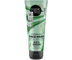 "Organic Shop" alavijo veido priežiūros priemonė nakčiai 75ml