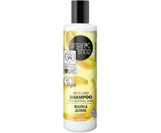 "Organic Shop Banana Refillin" normalių plaukų šampūnas 280ml