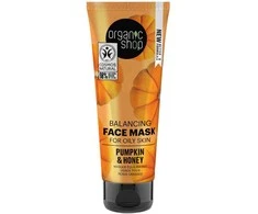 "Organic Shop" moliūgų Veido kaukė riebiai odai 75ml