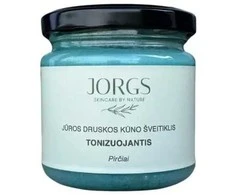 Jaukeja Natūralios sudėties TONIZUOJANTIS Jūros Druskos Kūno Šveitiklis – 200 ml