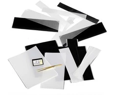 490 vnt. 217 x įvairaus aukščio filatelinių juostelių (Vokietija) (Juoda)