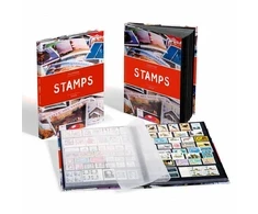 Albumas pašto ženklams Stamps (32 psl.) (Vokietija) (A4 (Juodi puslapiai))