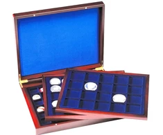 Dėžutė 30, 39, 48 mm monetoms "Volterra Trio de Luxe"