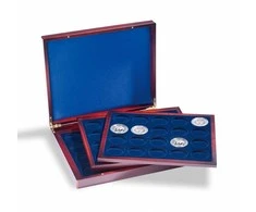 Dėžutė monetoms "Volterra Trio de Luxe" 41 mm. monetoms kapsulėse