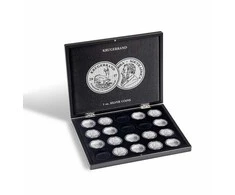 Dėžutė Pietų Afrikos 1 oz Krugerrand sidabrinėms monetoms