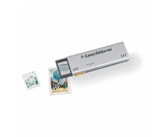 "Duplex" padidinimo stiklas (3x ir 6x) su LED USB įkrovikliu