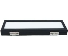 Ekspozicinės dėžutės Deimantams ir Brangakmeniams "DB 7 Size" (7,5 x 25,5 x 2,5 cm) (Ekspozicinė prekė)