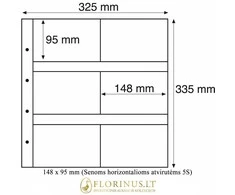 Įmautės atvirutėms Maximum (Juodo pagrindo) (Vokietija) (148 x 95 mm (Senoms horizontalioms atvirutėms 5S))