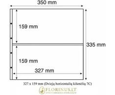 Įmautės atvirutėms Maximum (Skaidrios) (Vokietija) (160 x 105 mm (Naujoms horizontalioms atvirutėms 2C))