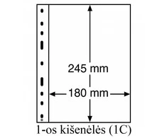 Įmautės banknotams "Optima" (3-jų kišenėlių (3C))