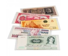 Įmautės vienam banknotui "Basic" (140 x 80 mm)