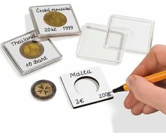Kapsulės monetoms "Quadrum note" (14 mm)