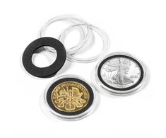 Monetų kapsulės UniCaps (S/L Dydis) (33 mm (L))