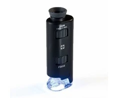 Kišeninis mikroskopas "Zoom" 60x - 100x