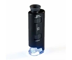 Kišeninis mikroskopas "Zoom" 60x - 100x