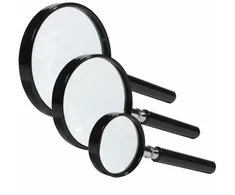 Klasikiniai padidinimo stiklai (Ø 90 mm (2,5x))
