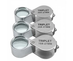 Lupa juvelyrui Triplet 10x, 20x, 30x (20x)