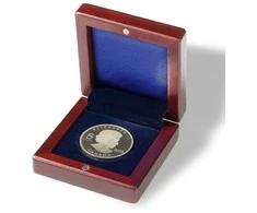 Medinė dėžutė vienai 41 mm. monetai Volterra