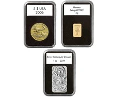 Monetų kapsulės Quickslab (21 mm)