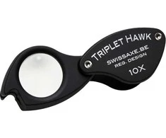 Padidinimo stiklas Deimantams "Triplet Hawk Loupe" 10x