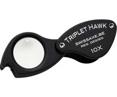 Padidinimo stiklas Deimantams "Triplet Hawk Loupe" 10x