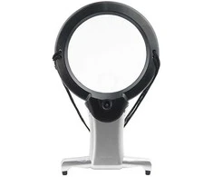 Universalus didinamasis stiklas su LED apšvietimu 2x 6x