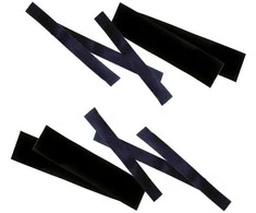 XL filatelinės kišenės (Juodo pagrindo) (217 x 51 mm.)