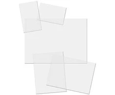 XL filatelinės kišenės (Skaidrios) (265 x 235 mm)