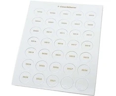 Žetonai metų žymėjimui 1999-2031