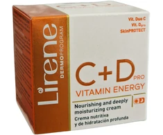 Kremas normaliai veido odai su vitaminais C+D LIRENE 50 ml