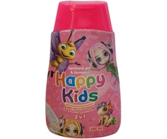 Šampūnas ir prausimosi gelis vaikams 2 in 1, Happy Kids, 300 ml.