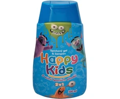 Šampūnas ir prausimosi gelis vaikams 2 in 1, Happy Kids, 300 ml.