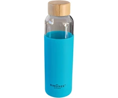 Ambition Stiklinė gertuvė su bambukiniu dangteliu SMÜKEE, 500 ml