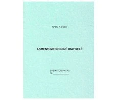 Asmens medicininė knygelė, A6