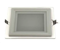 Pakabinamas šviestuvas Bona electrica Įleidžiamas led šviestuvas LUX SLIM 6W, Šiltai Balta
