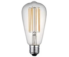Bona electrica Led lemputė su gijomis E27 ST64 8W WW