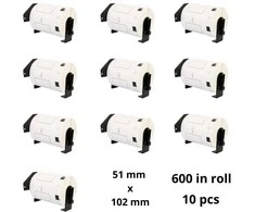 Brother DK-11240 DK11240 51mm x 102mm Thermal Paper Labels Dore manufacturer, 10 pcs