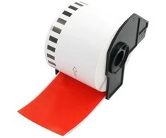 Brother DK-22205 DK22205 Raudona 62mm x 30480mm Thermal Paper Labels Dore manufacturer